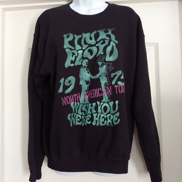 Pink Floyd Other - Pink Floyd Double Sided Wish you Were Here Hippie Sweatshirt M